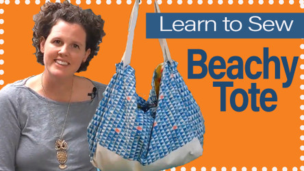How to make a beach tote How to make a beach tote