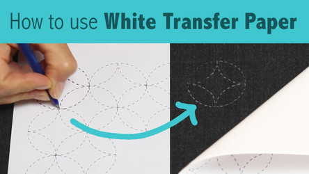How to use White Transfer Paper How to use White Transfer Paper