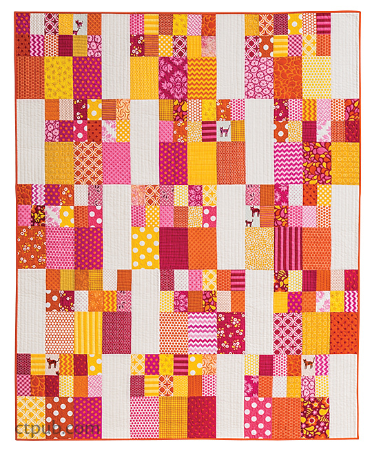 Citrus Squeeze Quilt from Scrap Quilt Secrets - C&T Publishing