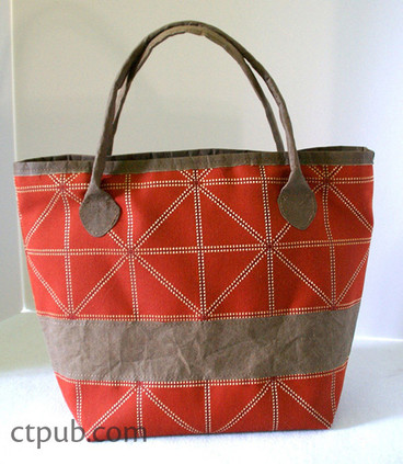 Free Project Download: kraft-tex Downtown Tote - C&T Publishing