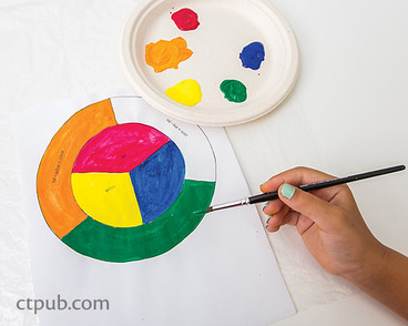 Color Wheels: The Most Beautiful Tool For Artists · Craftwhack  Color  wheel art projects, Color wheel projects, Color wheel art