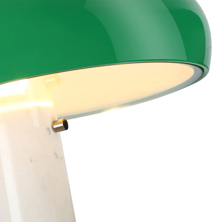 Green And White Table Lamp
