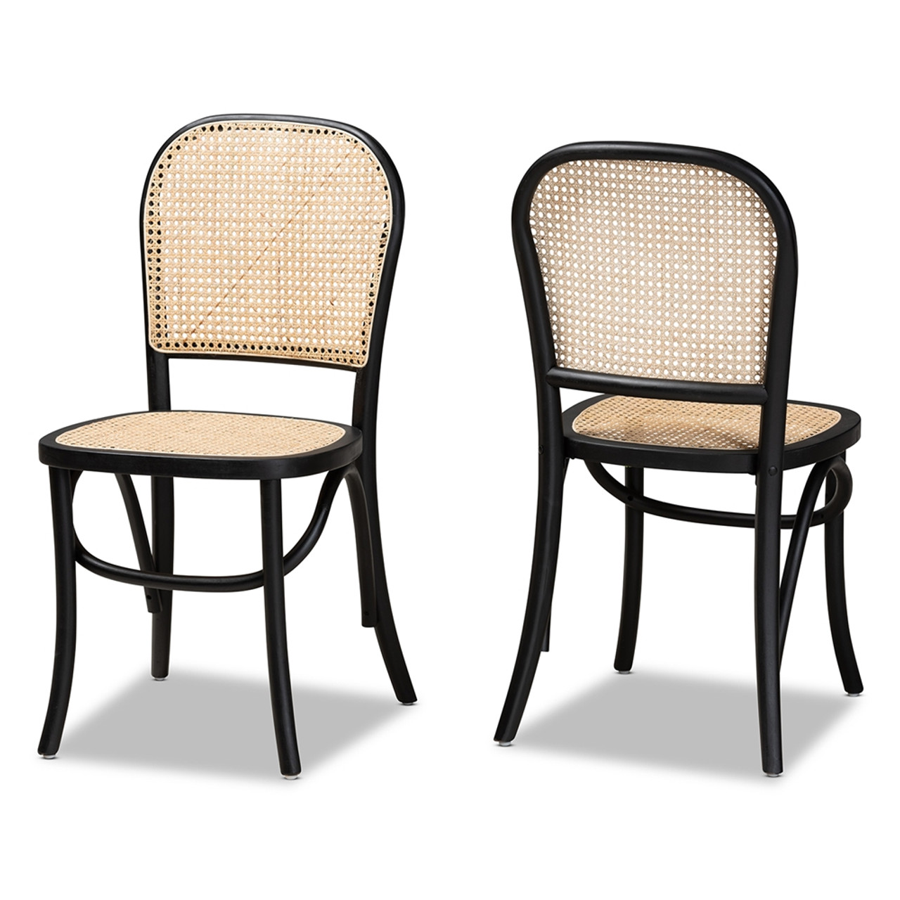 Cambridge Rattan Weave Dining Chair Set of 2