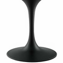 Pedestal Design 78” Oval Wood Dining Table Walnut, Black