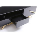 Branching Modern Black And Gold TV Stand