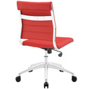 Jive Armless Mid Back Office Chair Red