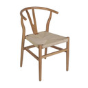 Wishbone Dining Wood Armchair, Natural