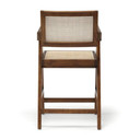 Jeanneret Design Counter Stool, Medium Teak
