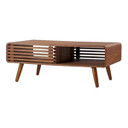 Mod Line Wood Slat Coffee Table