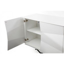 Concave Modern White High Gloss Buffet