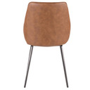 Mach Contemporary Two Toned Chair Brown, Grey, Set of 2