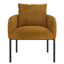 Parlor Accent Lounge Chair, Mustard