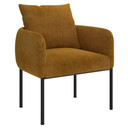 Parlor Accent Lounge Chair, Mustard