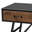 Ariel 3 Drawer Metal Console Table