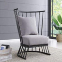 Fan Chair Blush Grey