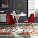Pyramid Dining Side Chair, Red