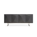 Vanguard Dark Grey High Gloss Buffet