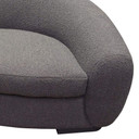 Pascal Sofa, Charcoal Boucle Textured Fabric