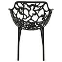 Lolita Aluminum Dining Armchair, Black