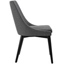 Viscount Fabric Dining Chair, Gray