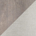 Wishbone Table Lamp Wood, Light Grey Shade