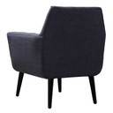 Clyde Navy Linen Chair