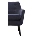 Clyde Navy Linen Chair