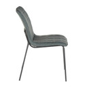 Quad Industrial Modern Chair, Green, Set of 2