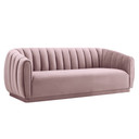 Arno Mauve Velvet Sofa