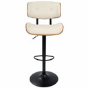 Urbane Tufted Bar Stool, Cream