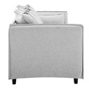 Altitude Slipcover Fabric Sofa, Light Gray