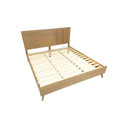 Claire Natural Light Mocha Acacia Bed, King