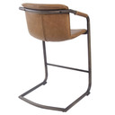 Indy PU Leather Counter Stool-Brown Set of 2