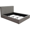 Cloud Sand Low Profile Queen Bed, Grey