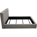 Cloud Sand Low Profile Queen Bed, Grey