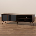 Kiyo Gray and Walnut TV Stand