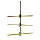 Axle Ceiling Fixture, Gold Plated Steel