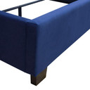 Majestic Queen Tufted Bed, Royal Navy Velvet