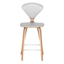 Cherner Premium Counter Stool in Grey Leather