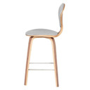 Cherner Premium Counter Stool in Grey Leather