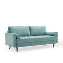 Thoreau Performance Velvet Sofa, Mint