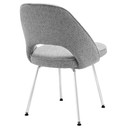 Cordelia Dining Fabric Side Chair, Gray