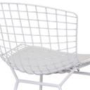White Wire Bar Chair