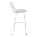 White Wire Bar Chair