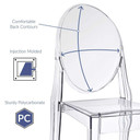 Casper Dining Side Chair, Clear