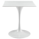 Pedestal Design 28” Square Wood Top Dining Table