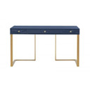 Janie Blue Lacquer Desk