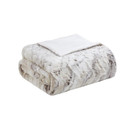 Sachi Oversized Faux Fur Throw, Natural