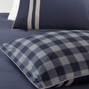 Preppy Reversible Comforter Set, Navy