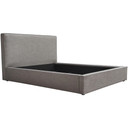 Cloud Sand Low Profile King Bed, Grey